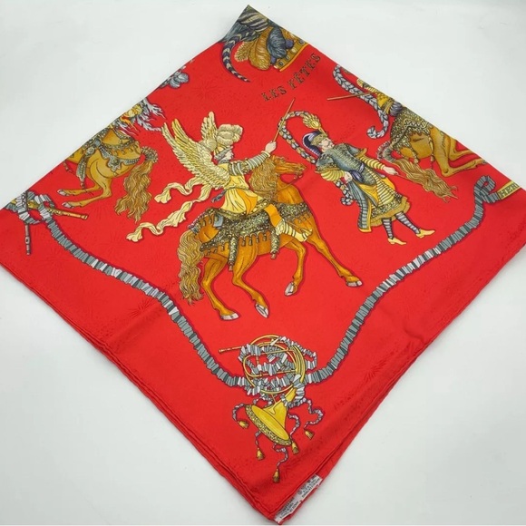 HERMES Carre 90 90th Anniversary of the Sun King Silk Scarf - Picture 6 of 11